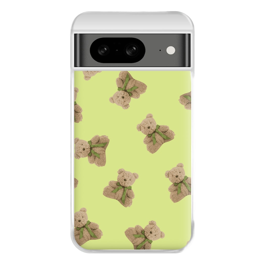Green Teddy Bears Phone Case for Google Pixel 8