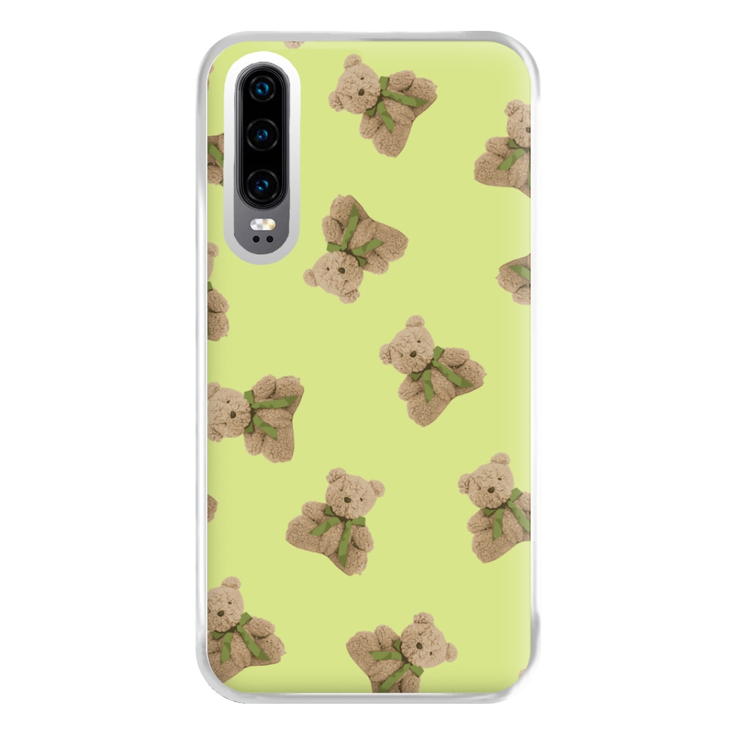 Green Teddy Bears Phone Case for Huawei P30