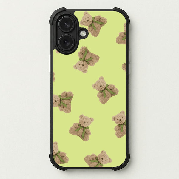 Green Teddy Bears Phone Case — Bumper case