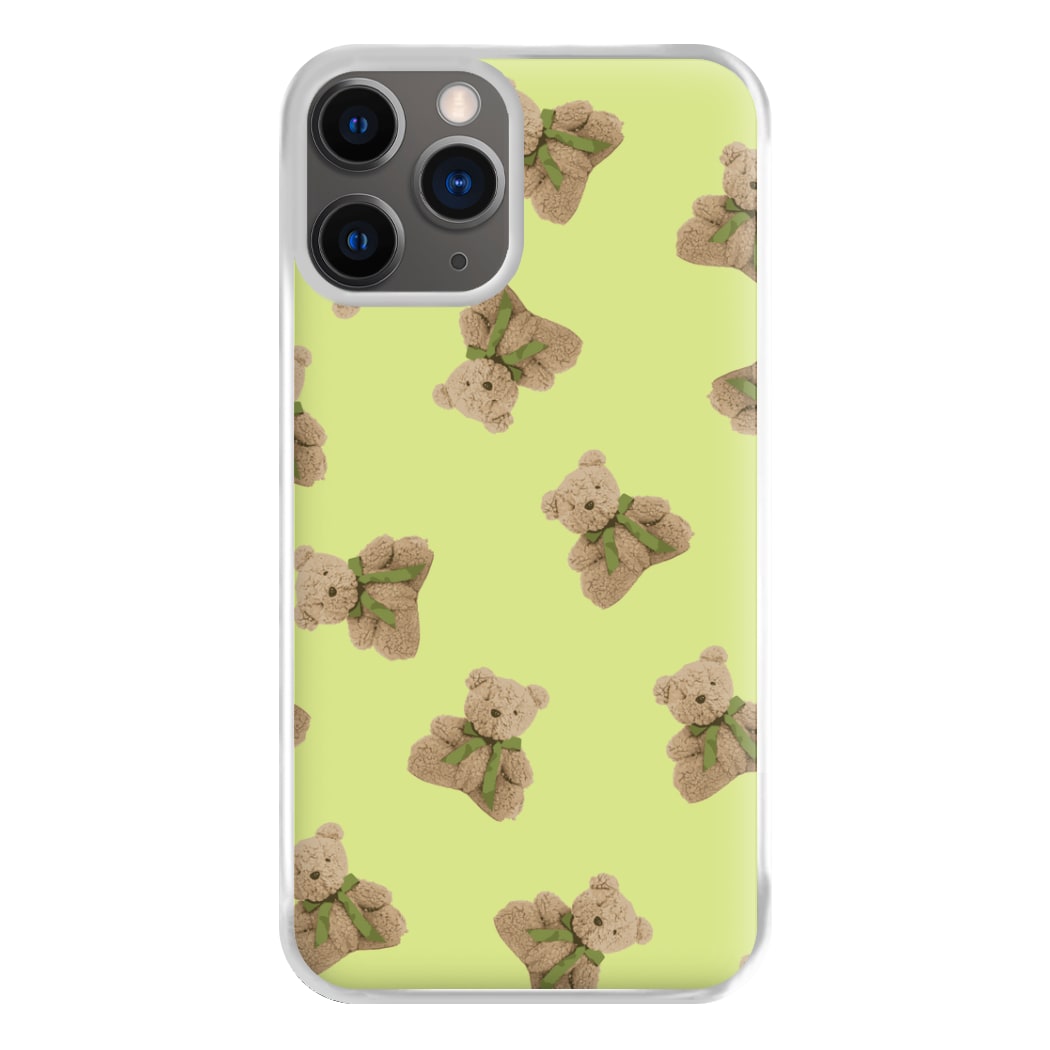 Green Teddy Bears Phone Case for iPhone 12 Pro Max