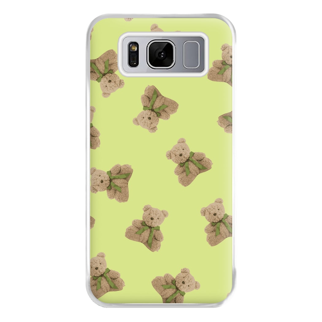 Green Teddy Bears Phone Case for Galaxy S8 Plus