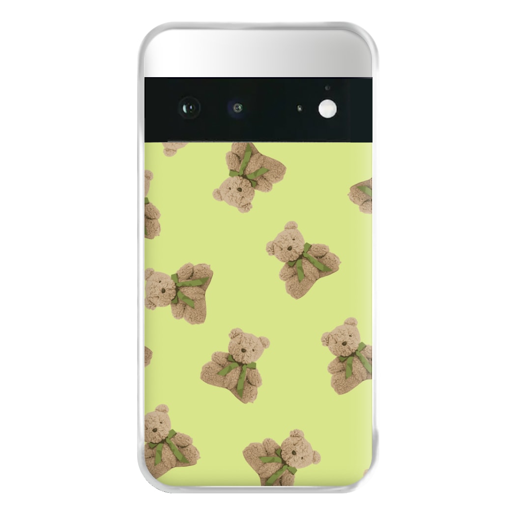 Green Teddy Bears Phone Case for Google Pixel 6a