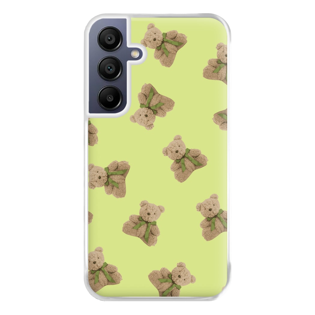 Green Teddy Bears Phone Case for Galaxy A16