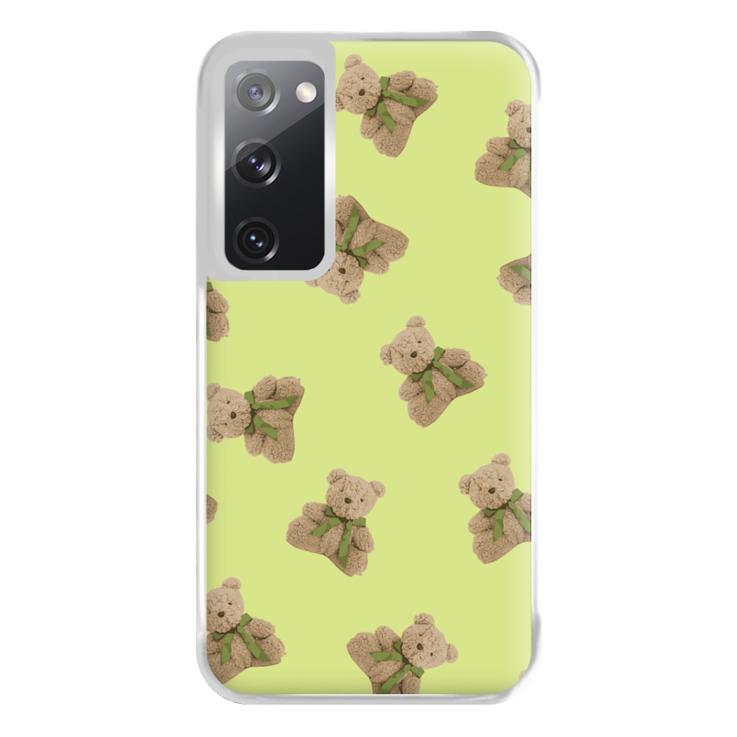 Green Teddy Bears Phone Case for Galaxy S20FE