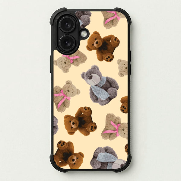 Assortment Of Teddies Pattern Phone Case — Bumper case