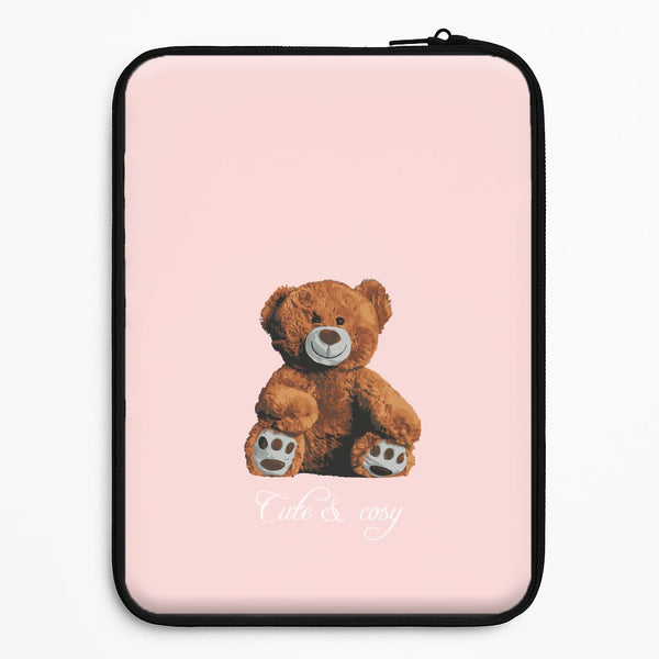 Cute And Cosy Teddy Bear Universal Laptop Sleeve