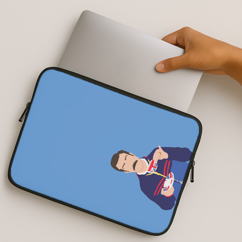 Ted Drinking Tea MacBook Case