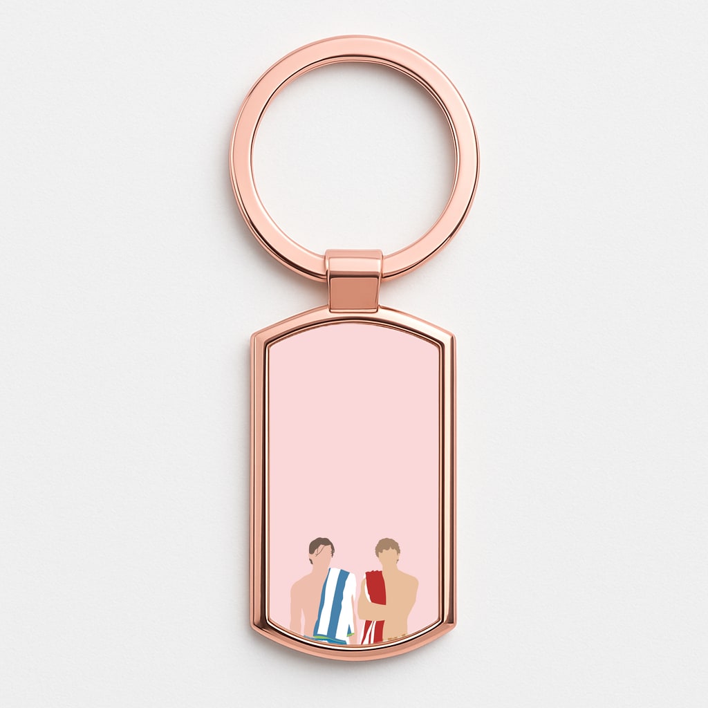 Conrad And Jeremiah - TSITP Rose Gold Keyring
