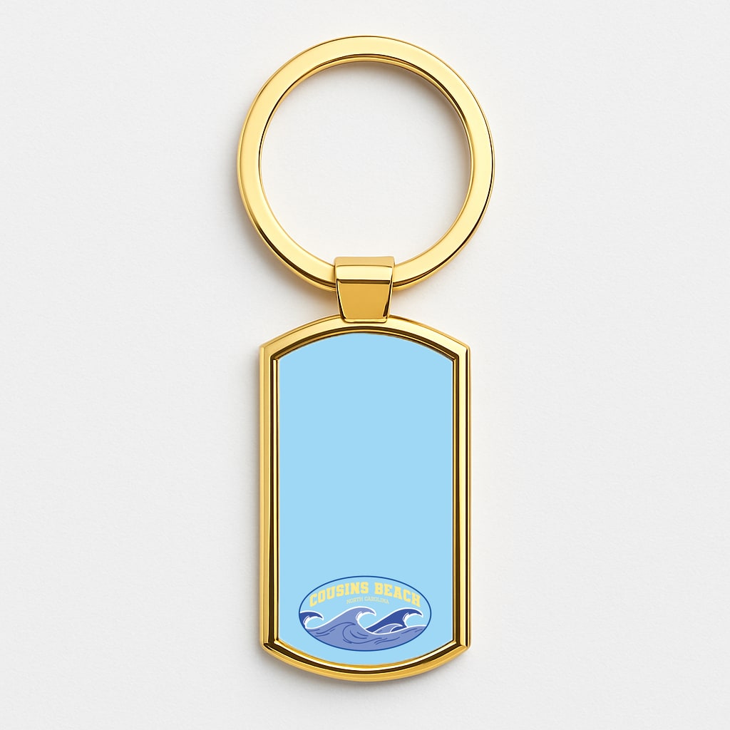 Wave - TSITP Gold Keyring
