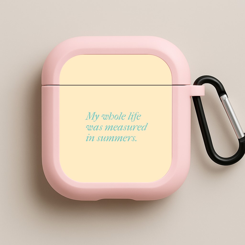 Measured In Summers Pink AirPods Case
