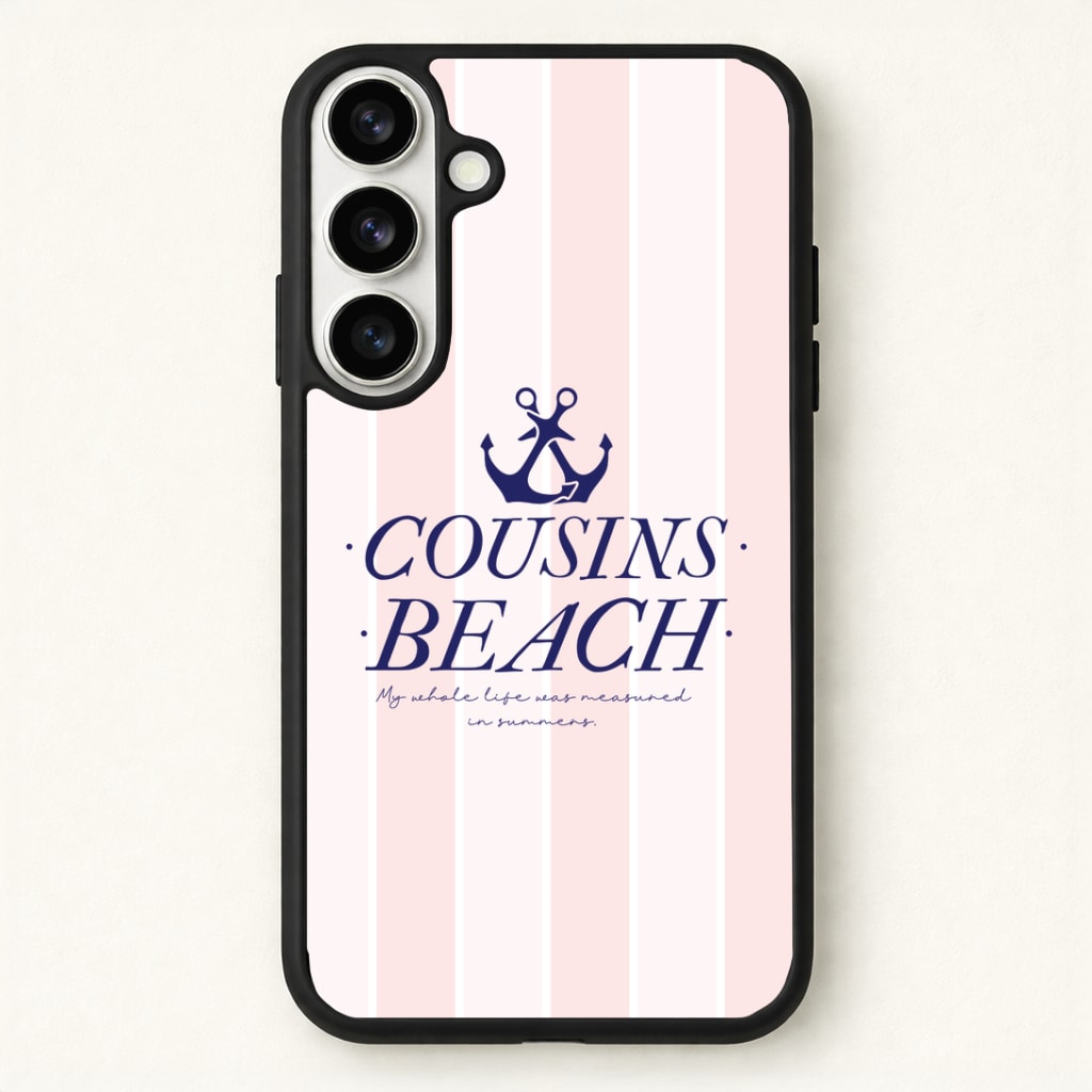 Stripes Cousin Beach Phone Case for Galaxy S26 Plus