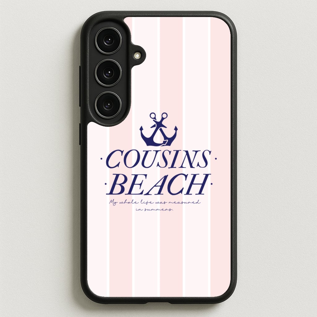 Stripes Cousin Beach Phone Case for Galaxy S25FE