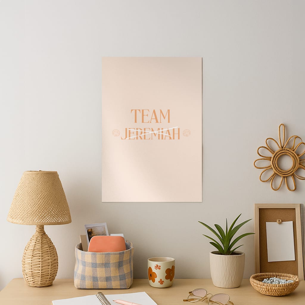 Seashells Team Jeremiah Art Print
