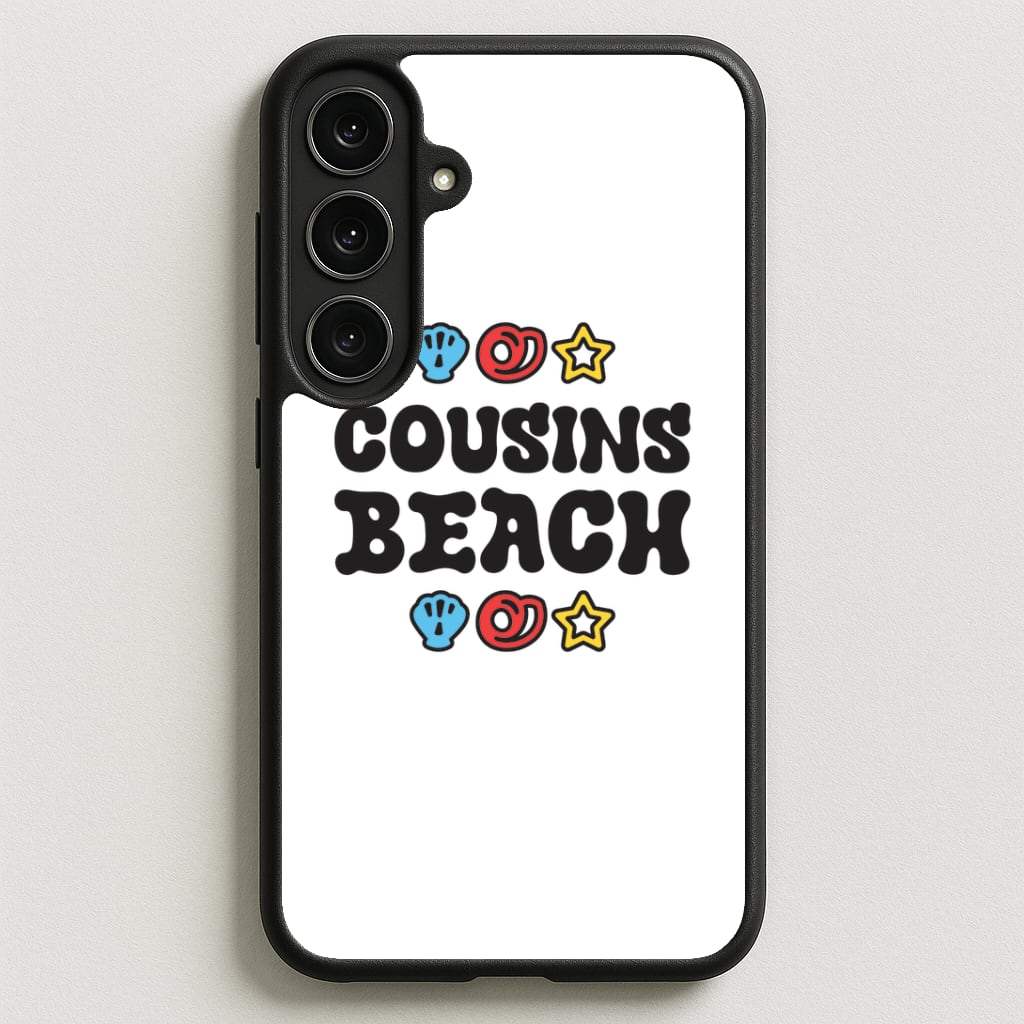 Cartoon Cousins Beach Phone Case for Galaxy S25FE