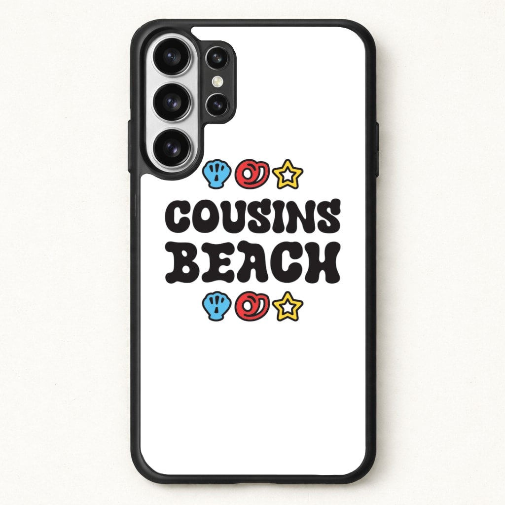 Cartoon Cousins Beach Phone Case for Galaxy S26 Ultra