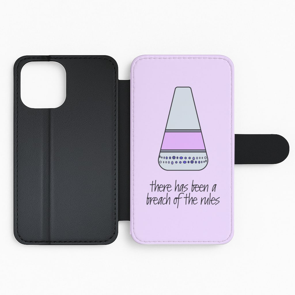 Breach Of Rules - Too Hot To Handle Flip Phone Case