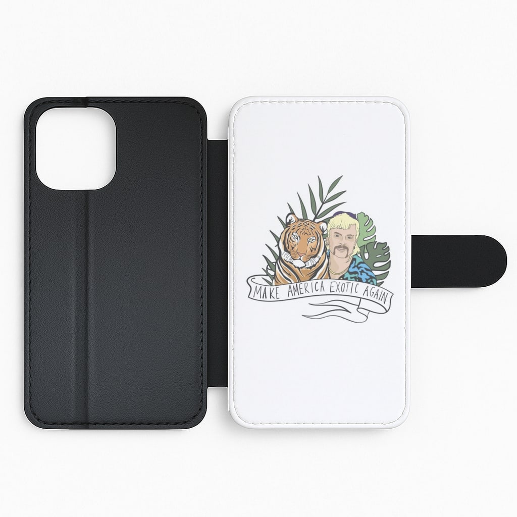 Make America Exotic Again - Tiger King Flip Phone Case