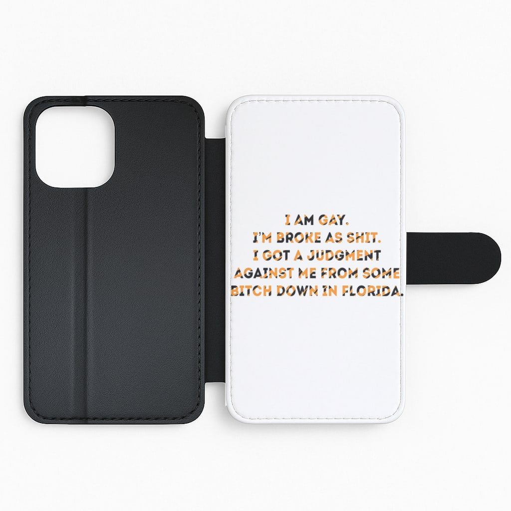I Am Gay - Tiger King Flip Phone Case