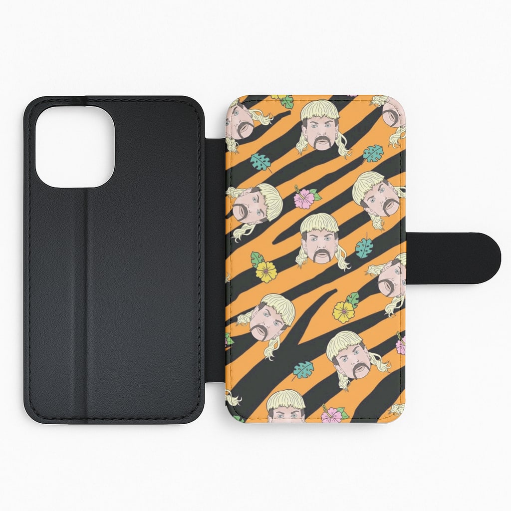 Joe Exotic Orange Pattern - Tiger King Flip Phone Case