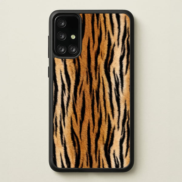 Wild Tiger Print Phone Case - Galaxy A71 / Standard