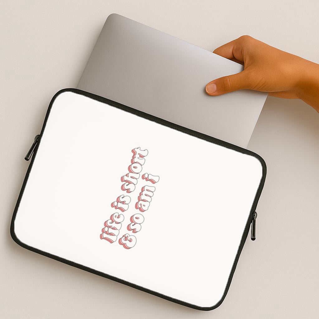 ife Is Short And So Am I - TikTok MacBook Case