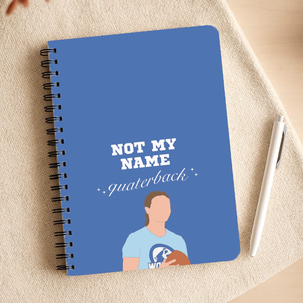 Not My Name Quaterback Notepad