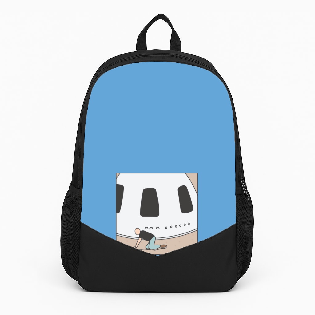 Jeff Falling Over Backpack