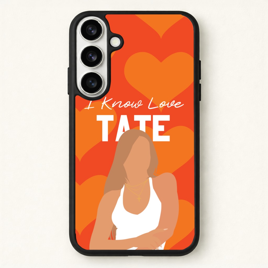 I Know Love Pattern Phone Case for Galaxy S26