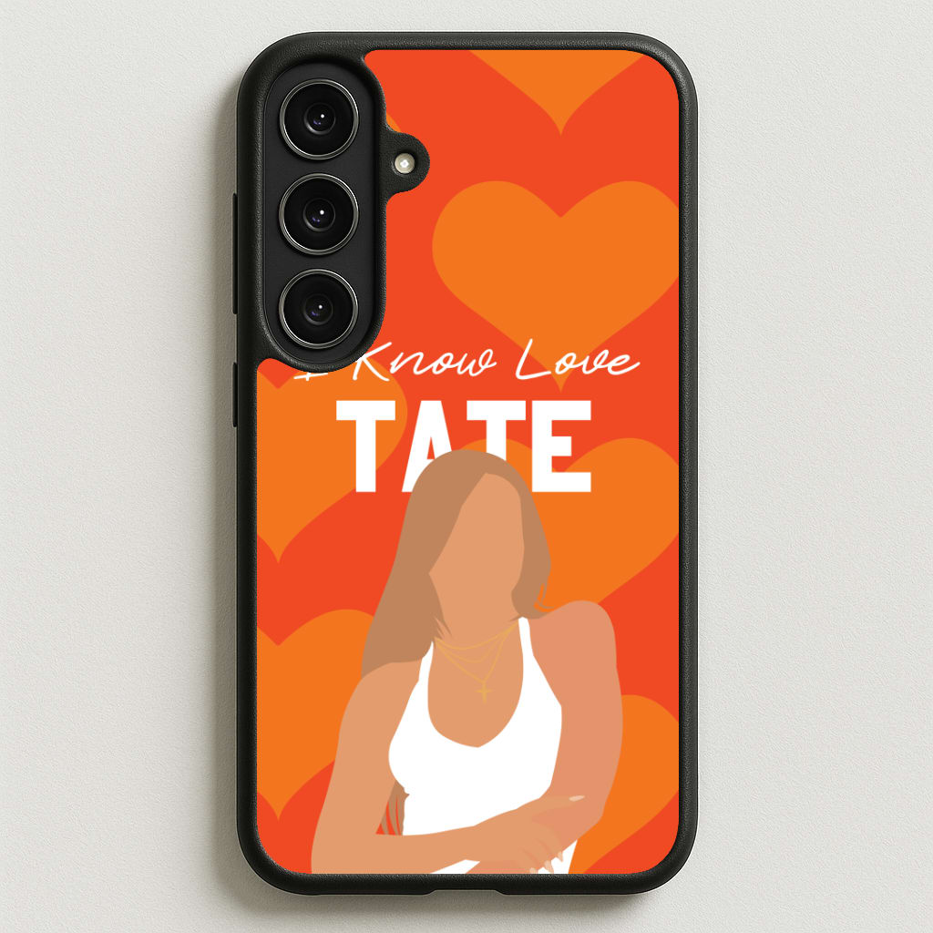 I Know Love Pattern Phone Case for Galaxy S25FE