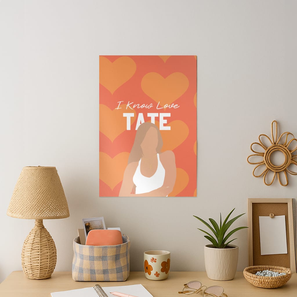 I Know Love Pattern Art Print