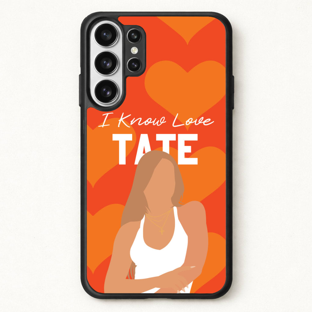 I Know Love Pattern Phone Case for Galaxy S26 Ultra