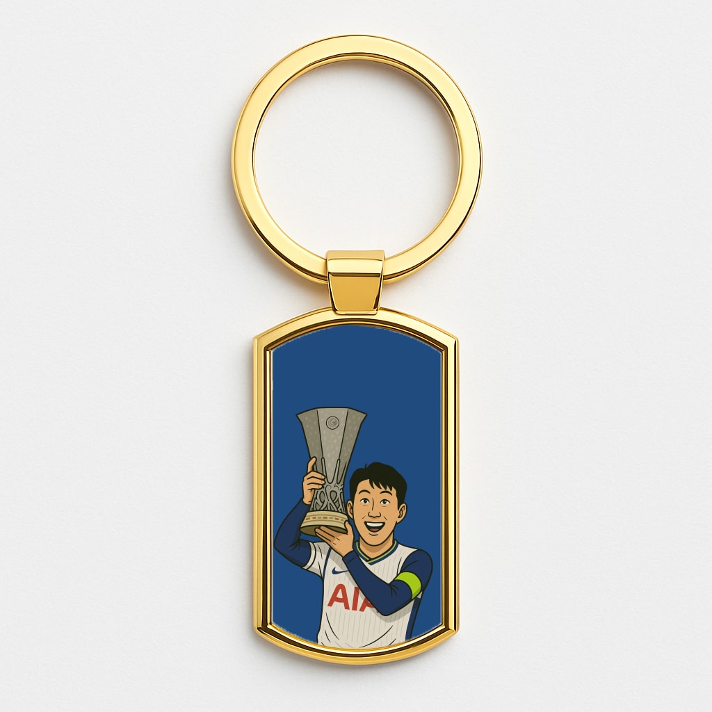Son's Trophy Lift Gold Keyring