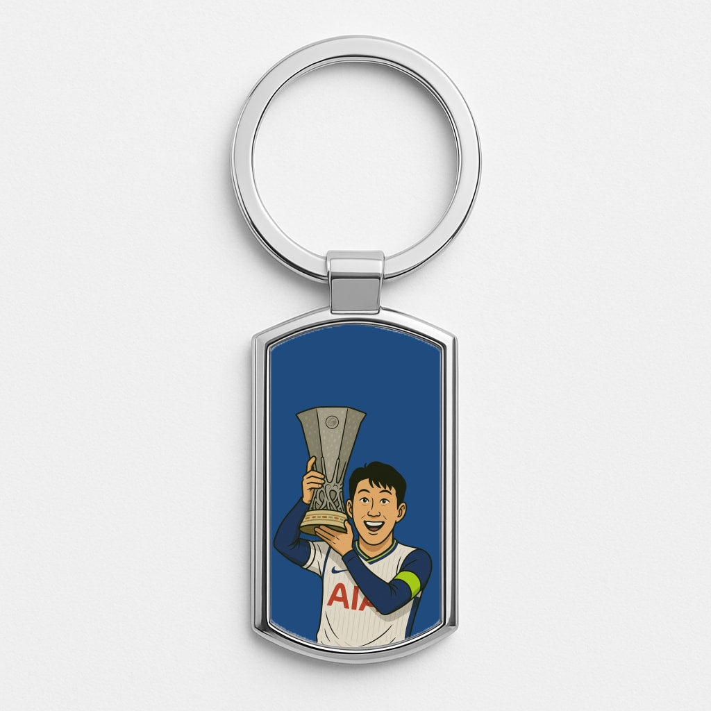 Son's Trophy Lift Silver Keyring