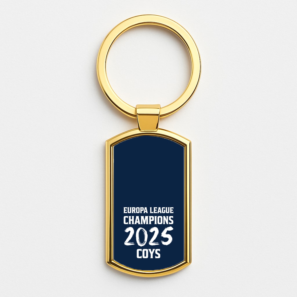 Europa League Winners 2025 - COYS Gold Keyring