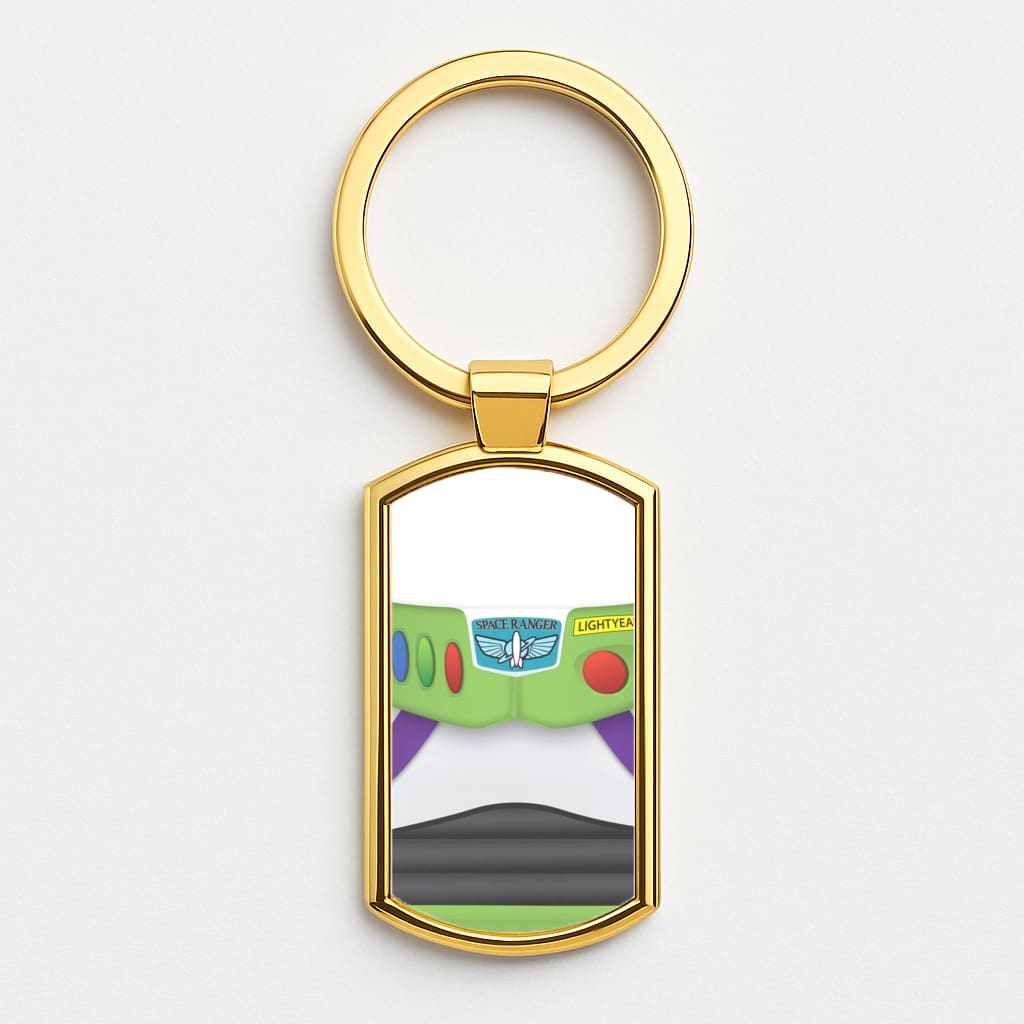 Buzz Outfit A Story of Toys Gold Keyring