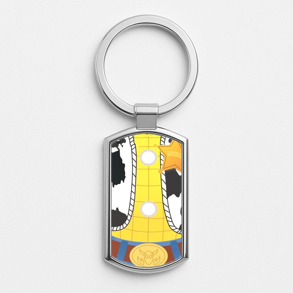 Woody Costume Silver Keyring