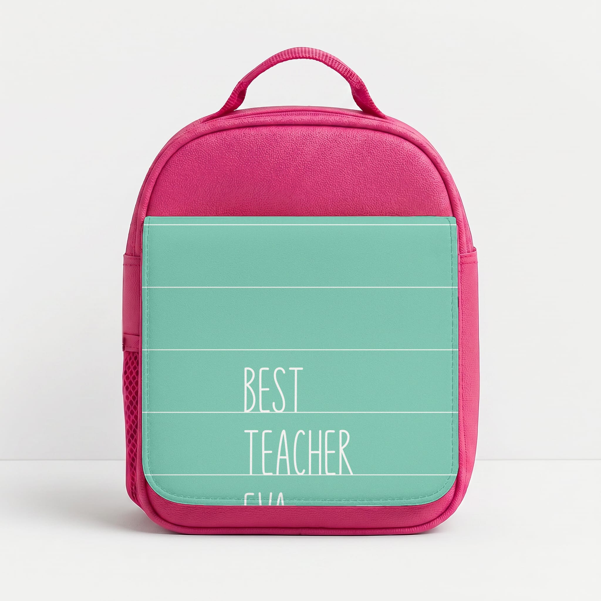 Best Teacher Eva Lunchbox - Pink