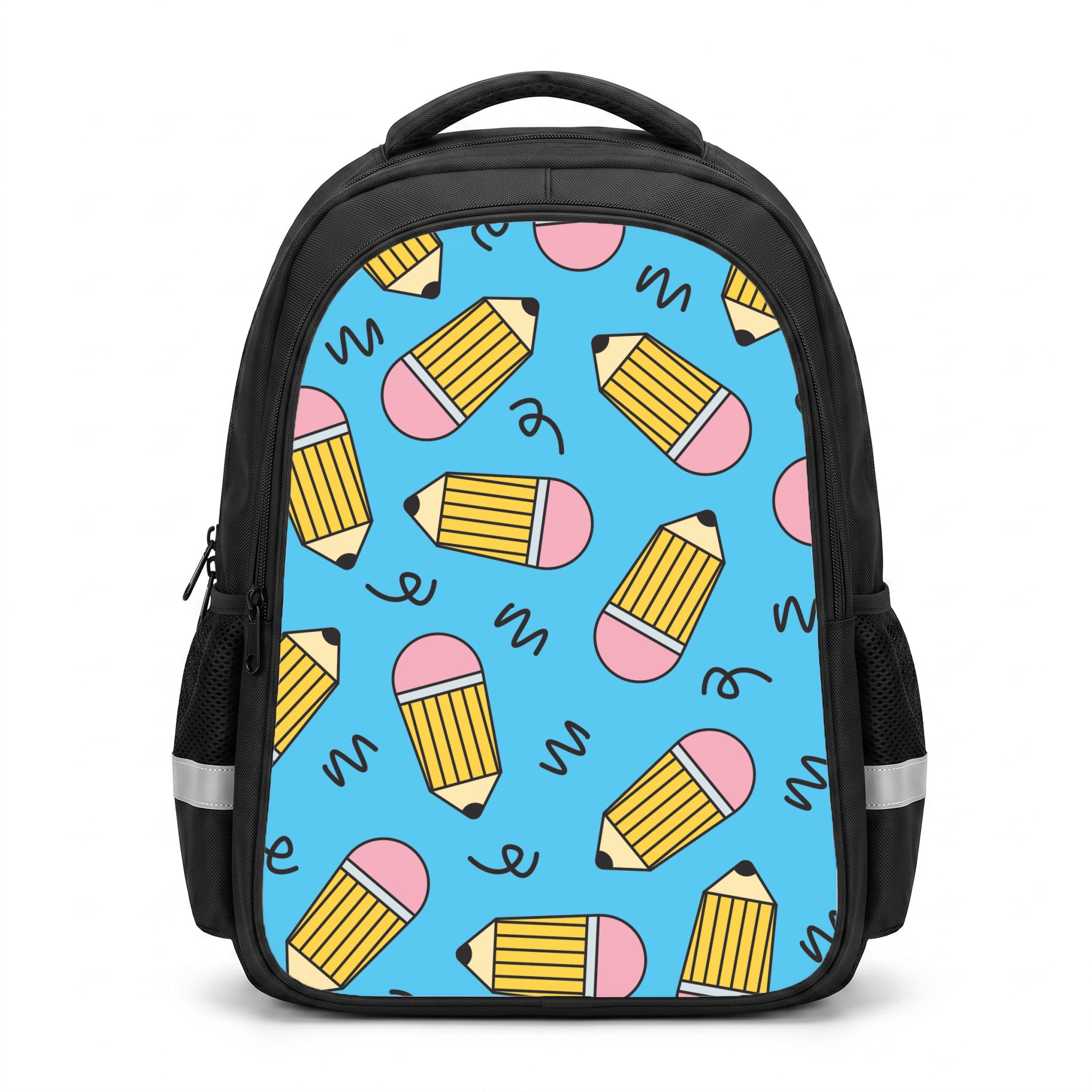 Pencils And Scribbles Pattern Backpack