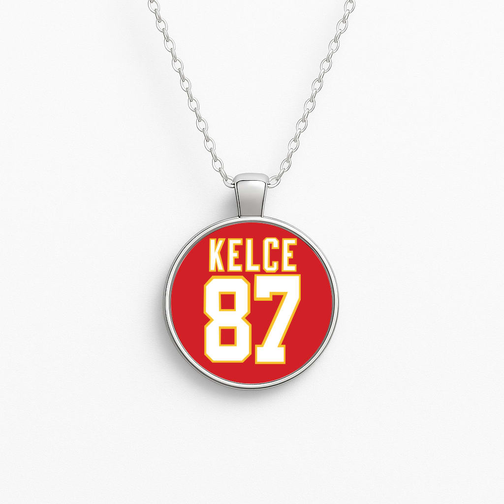 Kelce 87 - Travis Circle Necklace