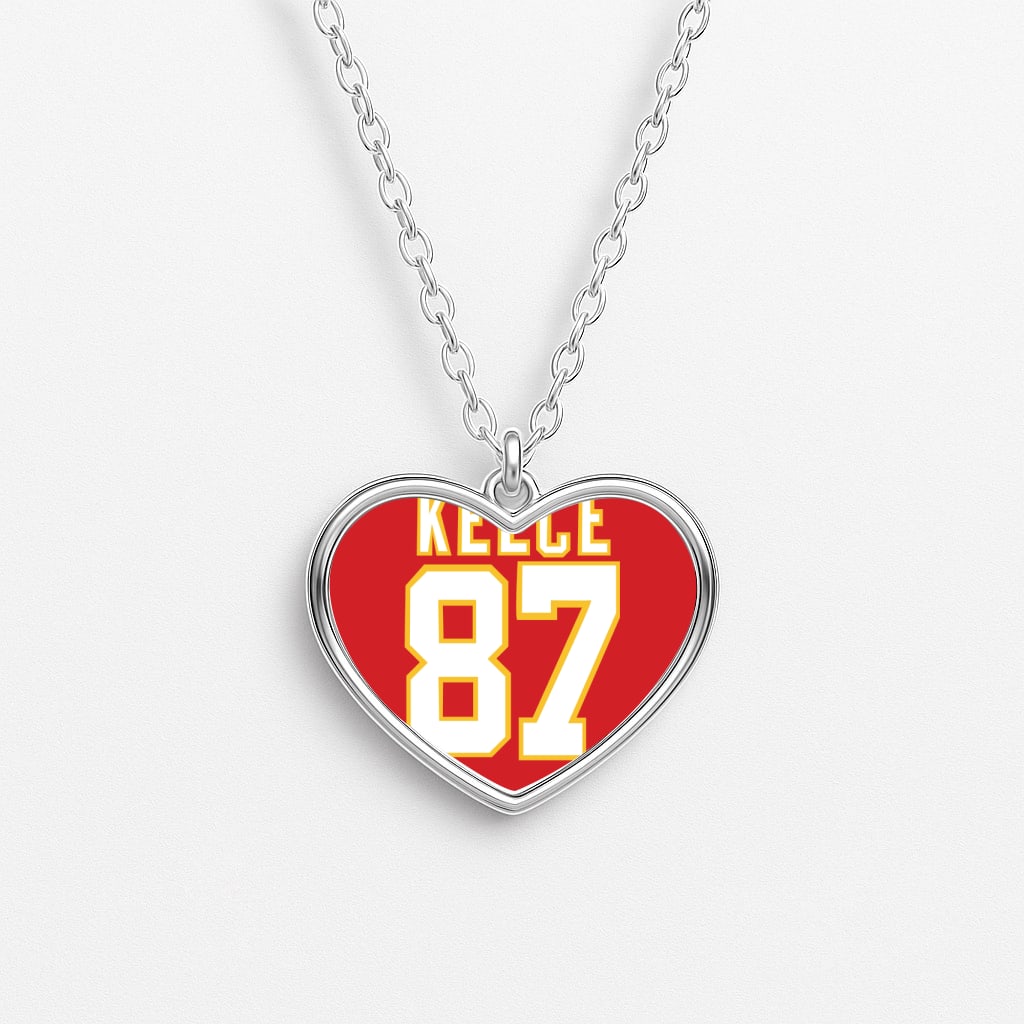 Kelce 87 - Travis Heart Necklace