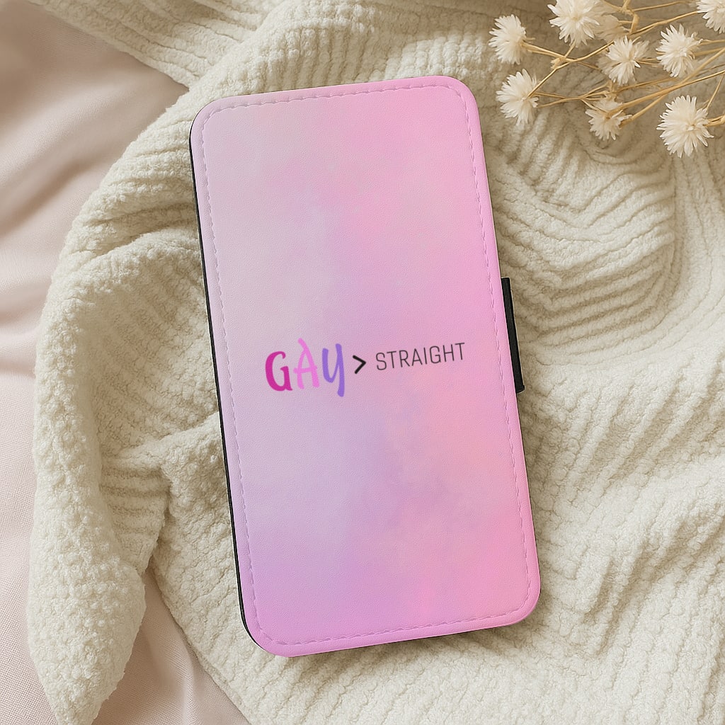 Gay Over Straight - Trisha Paytas Wallet Phone Case