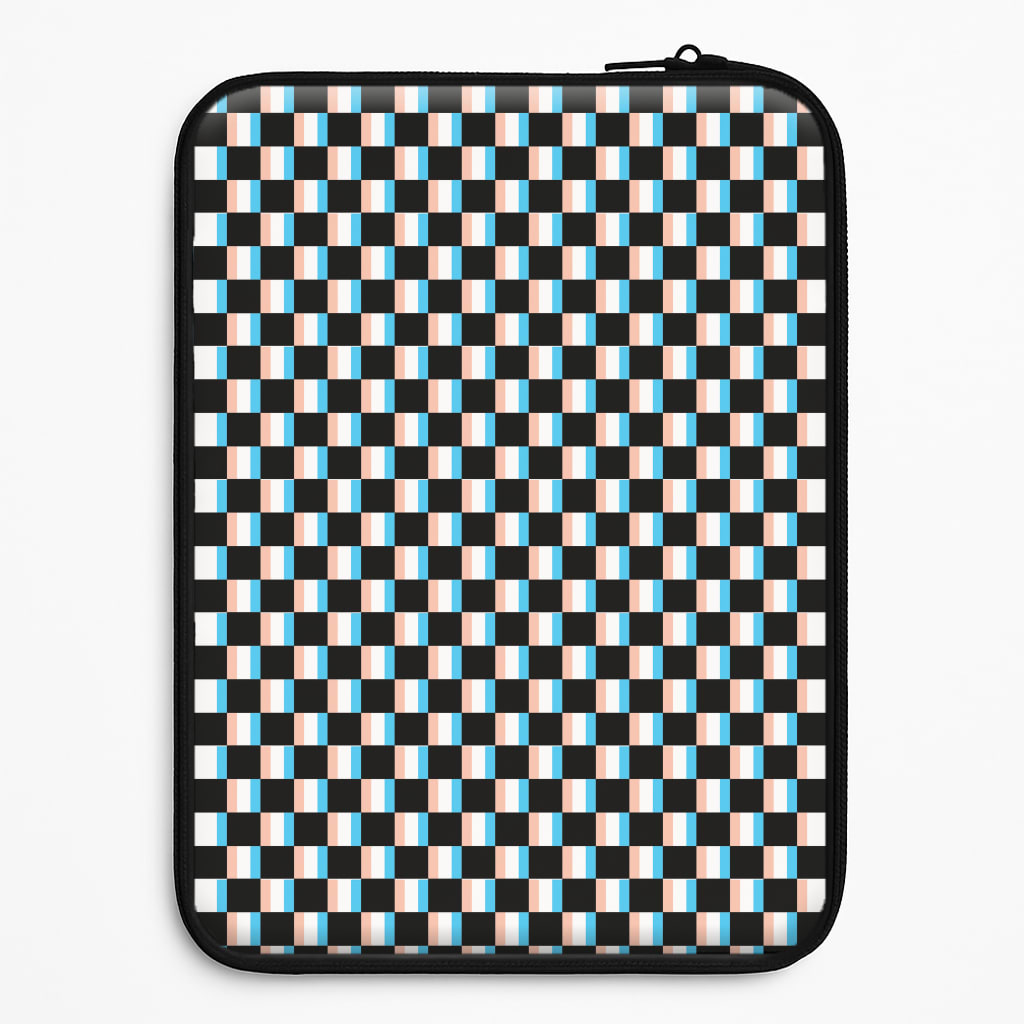 3D Squares - Trippy Patterns Laptop Sleeve
