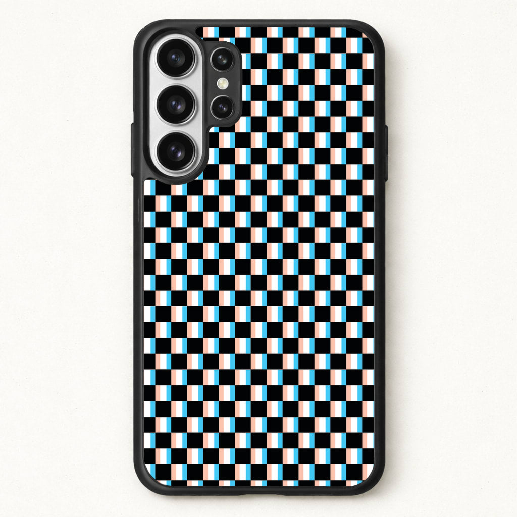 3D Squares - Trippy Patterns Phone Case for Galaxy S26 Ultra