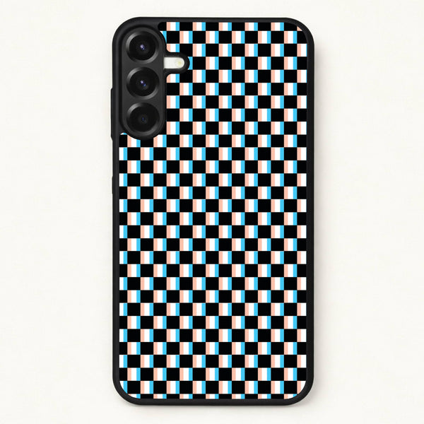 3D Squares - Trippy Patterns Phone Case for Galaxy A17