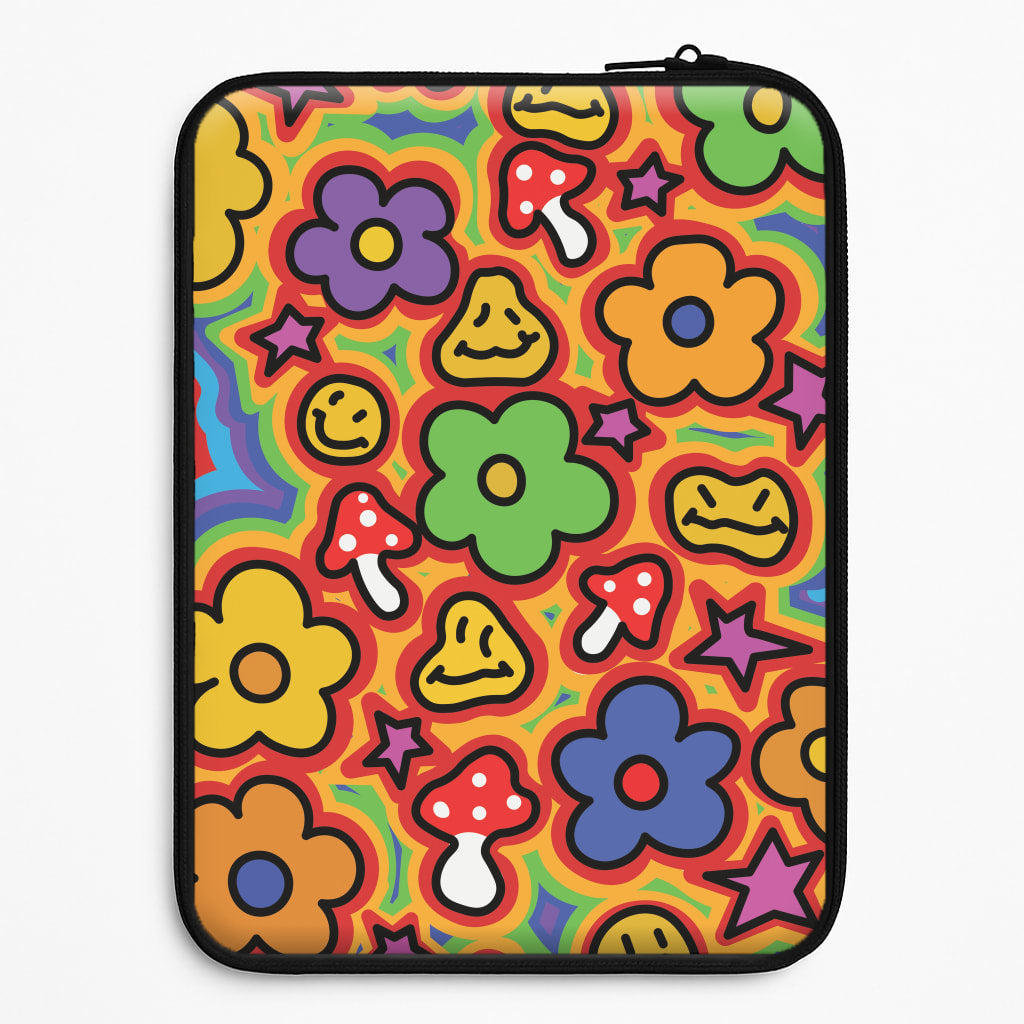 Rainbow Trip - Trippy Patterns Universal Laptop Sleeve