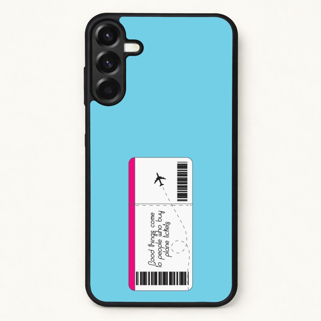 Buy Plane Tickets - Travel Phone Case for Galaxy A37