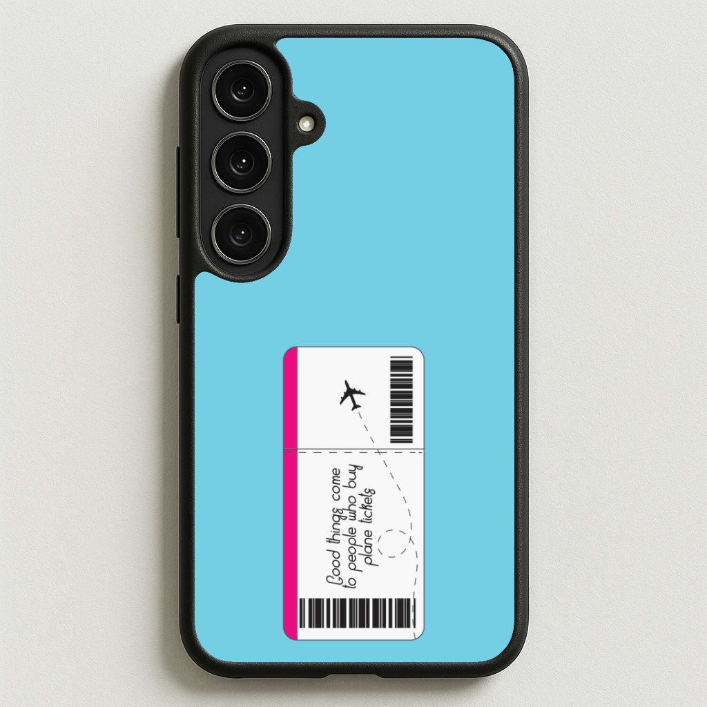 Buy Plane Tickets - Travel Phone Case for Galaxy S25FE