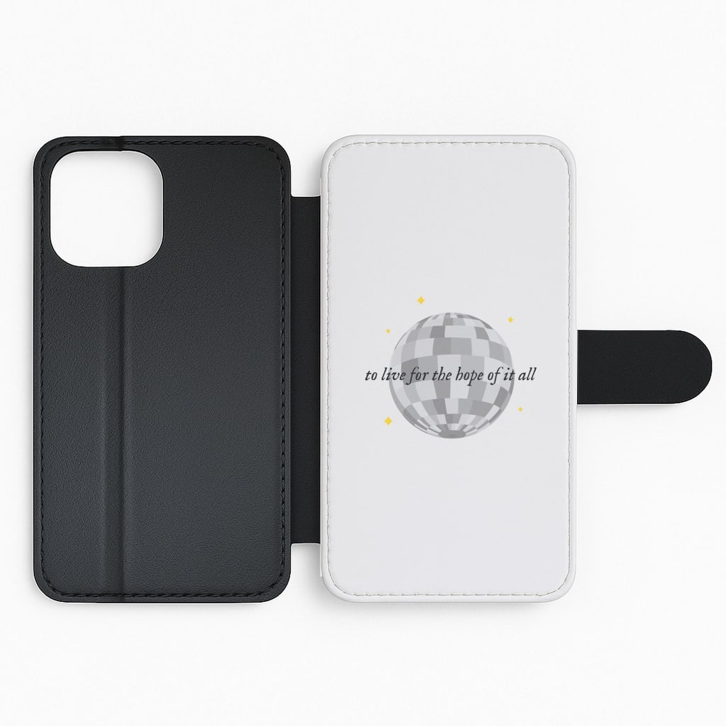 To Live For The Hope Of It All - Taylor Flip Phone Case