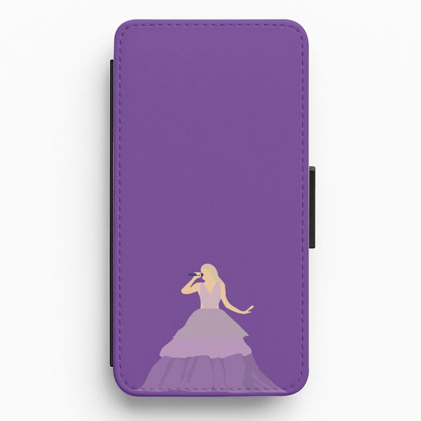 Purple Dress - Taylor Flip / Wallet Phone Case