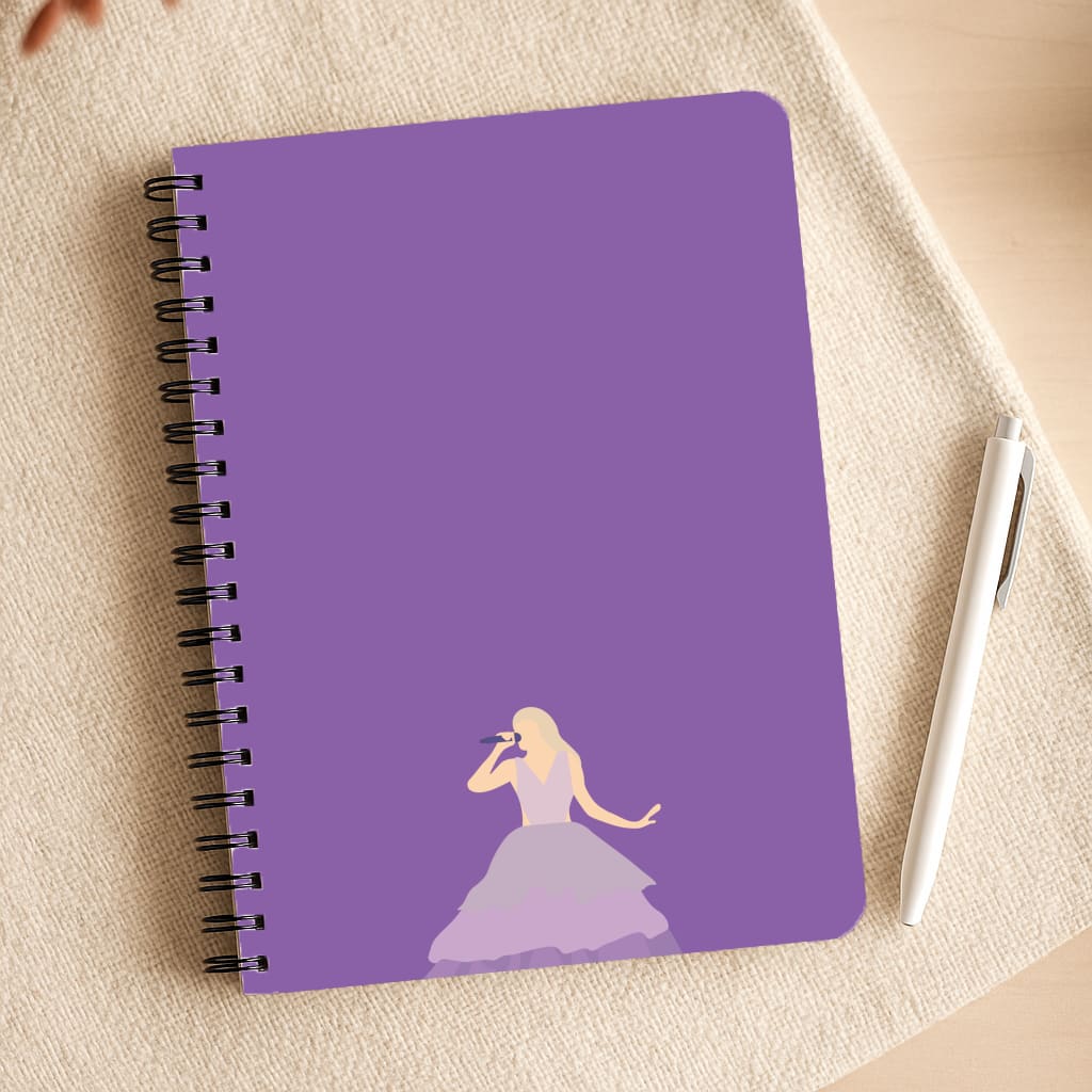 Purple Dress - Taylor Notepad